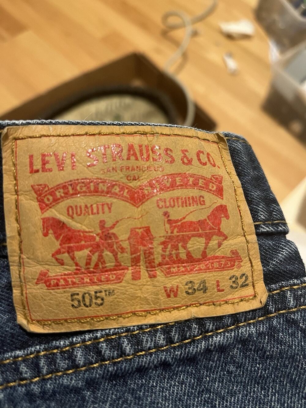 Levi's 505 Men's Original Fit Jeans - Blue